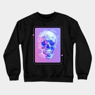 Smoke Vaporewave Skull Crewneck Sweatshirt